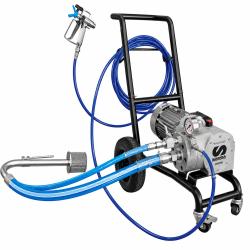 Pompe &eacute;lectrique Airless GIOTTO sur support &agrave; roulette 230 V