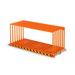 Vertikalregal - Stahl - RVR-30 - RAL 3000 - Preis per Stück