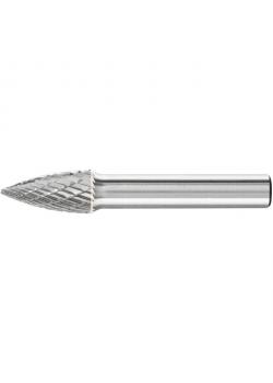 Frässtift - PFERD - Hartmetall - Schaft-Ø 8 mm - Spitzbogenform - Zahnung 1 bis 4