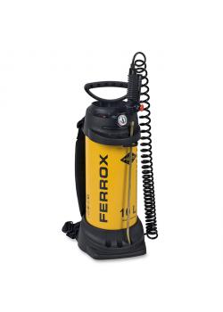 Pulverizador de alta presión "FERROX" - con junta NBR - 6 bar - capacidad de llenado 10 litros - capacidad total 13 litros