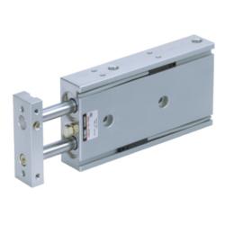 SMC dubbelzuigercilinder CXSL - dubbelwerkend - kogelgeleiding - elastische demping - PN 7 bar