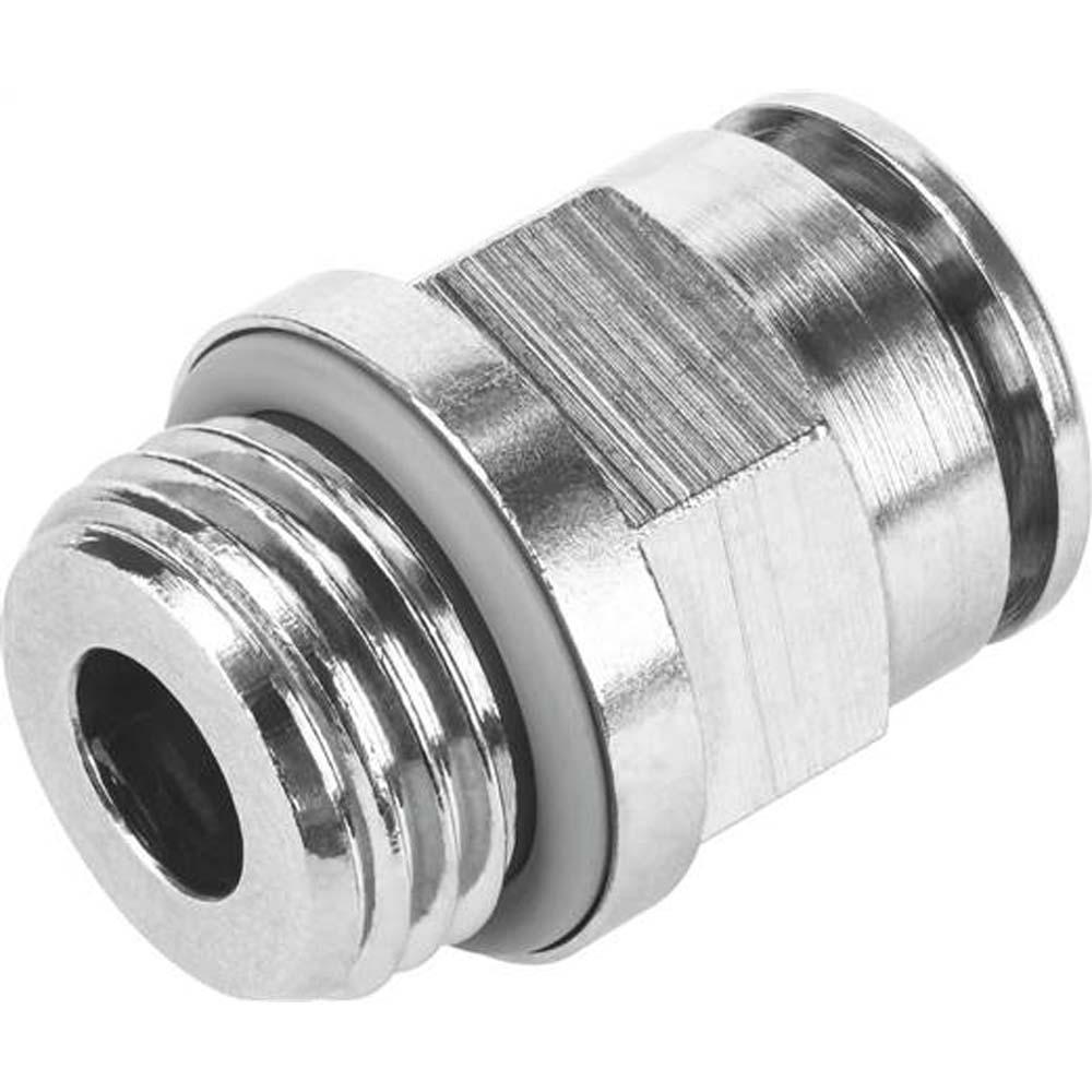 FESTO - NPQH-D - push-in fitting - lige design - forniklet messing - han med udvendig sekskant - nominel bredde 2,5 til 12 mm - pakke med 10 stk - pris pr.
