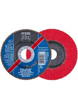 Klaffskive - PFERD POLIFAN® - for stål / INOX - flat versjon CO-COOL - pakke med 10 - pris per pakke