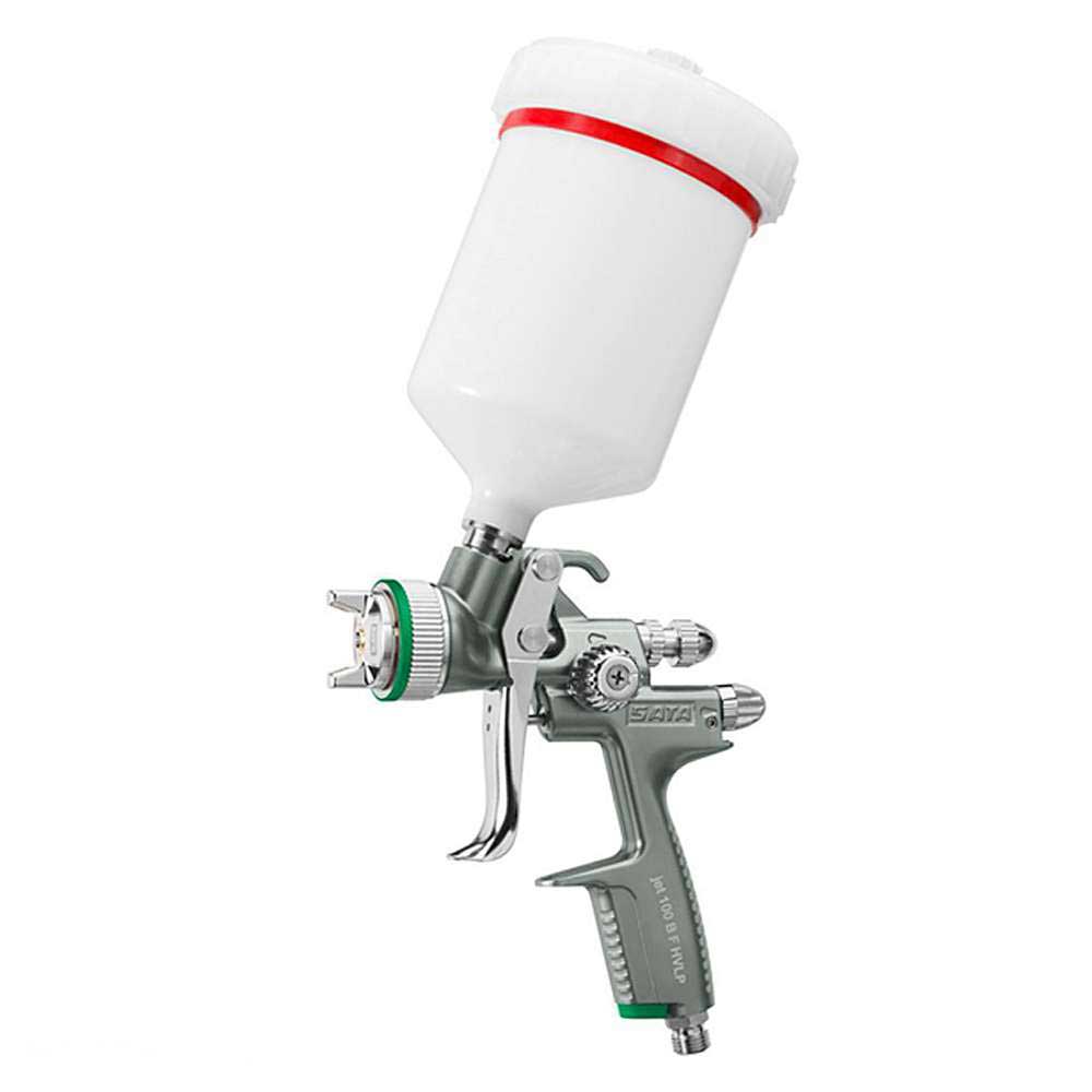 SATAjet 100 B F HVLP - Lackierpistole - 0,6 l QCC Kunststoff Fließbecher - für KFZ
