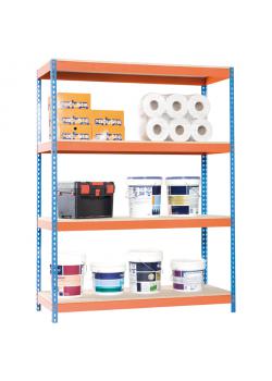 Ecoforte EF-1204-4 Estantería grande de aglomerado - 2000 x 1200 x 450 mm - 4 niveles