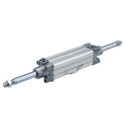 Cilindro pneumatico SMC CP96KBW - ISO15552 - a doppio effetto - versione base - stelo passante con protezione antirotazione