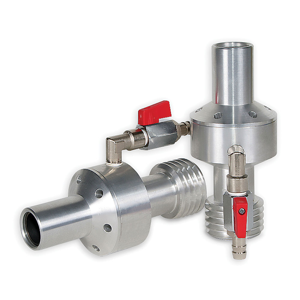 Boquilla de chorro húmedo - Carburo de tungsteno - Boquilla Ø 6,5 a 9,5 mm - Longitud 180 mm - Entrada 32 mm - Rosca 50 mm