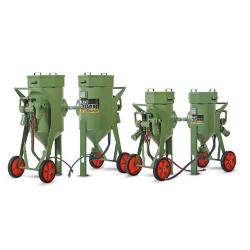 Zandstraalmachine met afstandsbediening BlastRazor Z-25 RC en Z-50 RC - volume 25 tot 50 l - werkdruk 10 bar
