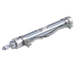 Miniaturowy cylinder CDJ2B-Z – podwójnego działania – elastyczne tłumienie – wersja podstawowa