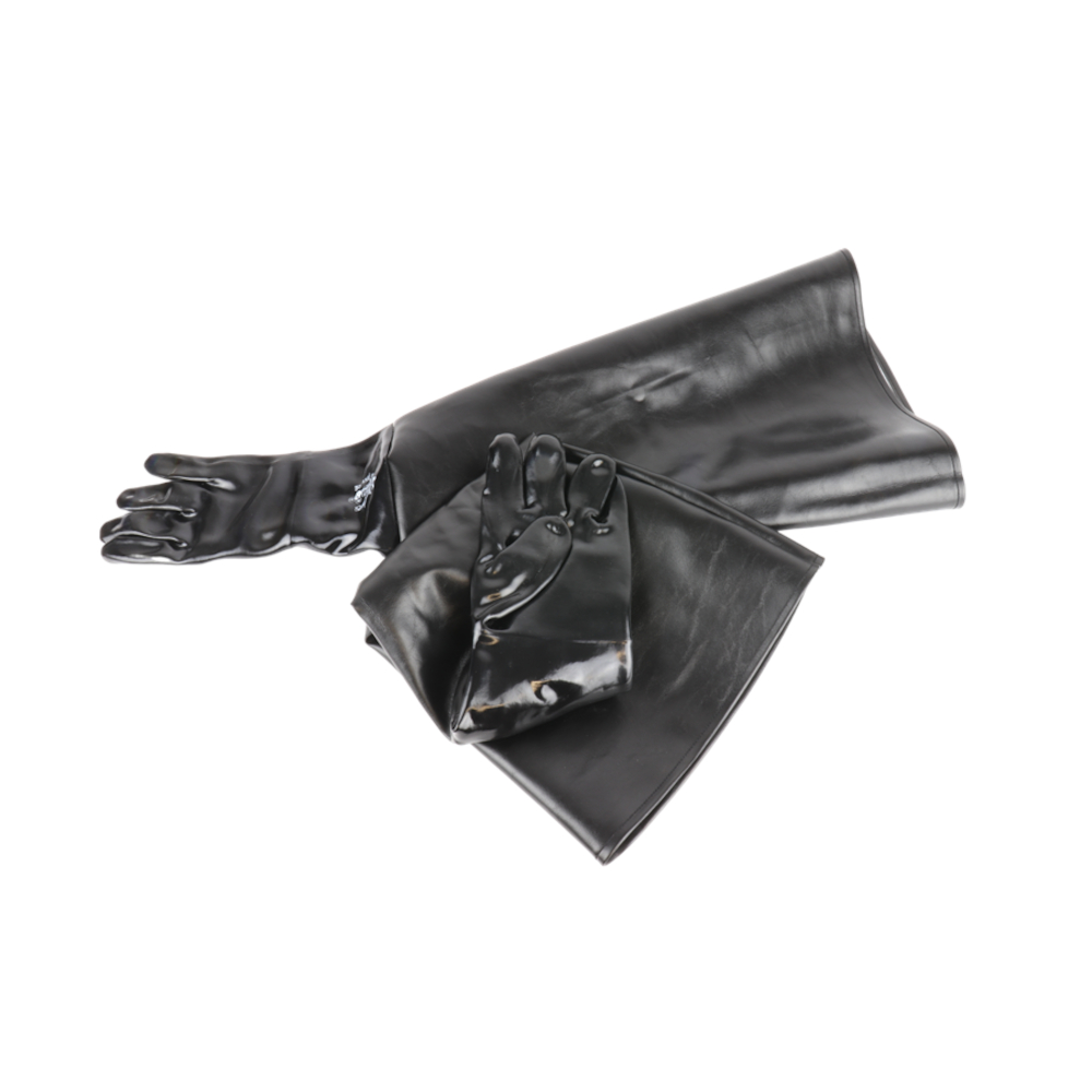 Gants de sablage - Cabine de sablage sous pression - diff&eacute;rents mod&egrave;les - noir - Prix &agrave; la paire
