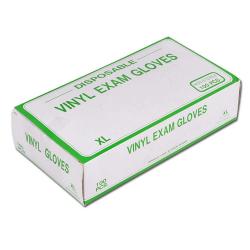 Gants en vinyle - fins - à enfiler - 100 pièces/paquet