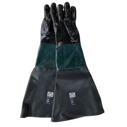 Guantes de chorreado - SH 600 KUN2 - plástico interior estructurado textil - longitud 600 mm - orificio de entrada Ø - 184-200 mm - para cabinas de chorreado