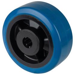 Roue en caoutchouc &eacute;lastique - avec roulement &agrave; rouleaux - &Oslash; de la roue 125 mm - capacit&eacute; de charge 300 kg - prix &agrave; l'unit&eacute;