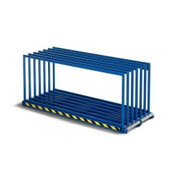 Vertikalregal - Stahl - RVR-20 - RAL 5010 - Preis per Stück