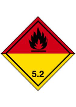 Gevaarlijke stoffen-borden "Organische peroxiden klasse 5"