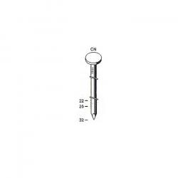 Clavo de fieltro para tejados "Tipo CN" - galvanizado en caliente - 22-32 mm de longitud