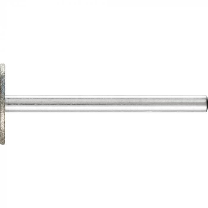 PFERD diamantslijpstiften - speciale vorm ZY - korrelgrootte D 64 en D 91 - buiten-ø 8,0 tot 14,0 - schacht-ø 3 mm