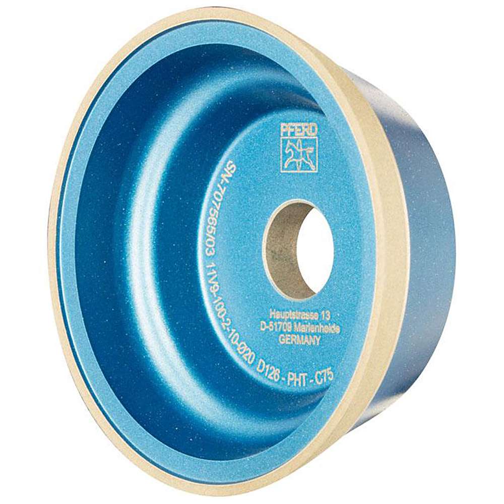 Diamant-slijpgereedschap - PFERD 11V9 - Korrelgrootte D 126