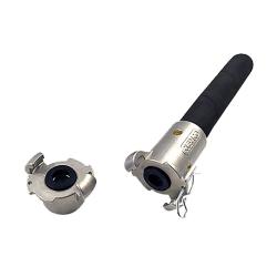 Slangkoppeling CQB-0 - roestvrij staal - voor slangdiameter 13 x 7 - KOPPELING 1/2"