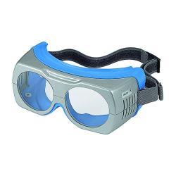 Ochrona Laser Goggles "KB AL" - kolor niebieski - odpowiedni dla osób noszących okulary