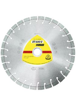 Timanttileikkauslaikka DT 600 U Supra - halkaisija 100 - 230 mm - reikä 16 - 22,23 mm - laserhitsattu - lyhyt hammas - hinta per kappale