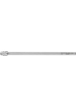 PFERD HM-freespen - druppelvorm TRE - STEEL - freespen-Ø 10 en 12 mm - schacht-Ø 6 mm - SL 150 mm