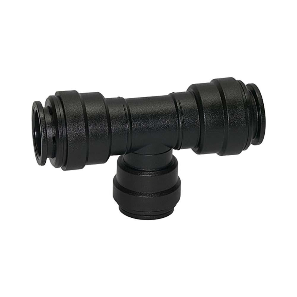 T-verloopstuk - POM - voor slangbuitendiameter  18 mm tot 22 mm - prijs per stuk