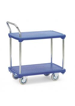 voiture de plaque en plastique - 200 kg - avec 2 tablettes
