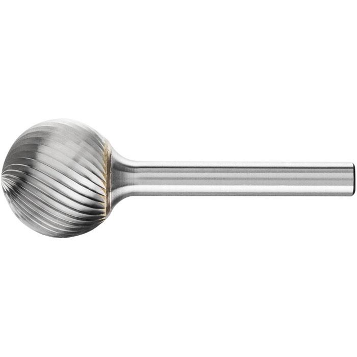 Frässtift - PFERD - Hartmetall - Schaft-Ø 6 mm - Kugelform - Zahnung 1 bis 5