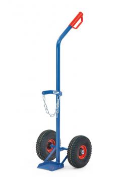 Flaskevogn - 10 liter - Ø 140 mm - massiv gummi eller luft