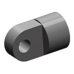 Attacco orientabile SMC CM-CB - per CM2 - per pistoni con diametro da 20 a 40 mm - Prezzo al pezzo