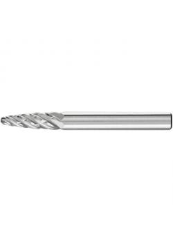 Frässtift - PFERD - Hartmetall - Schaft-Ø 6 mm - für Stahl - Rundbogenform