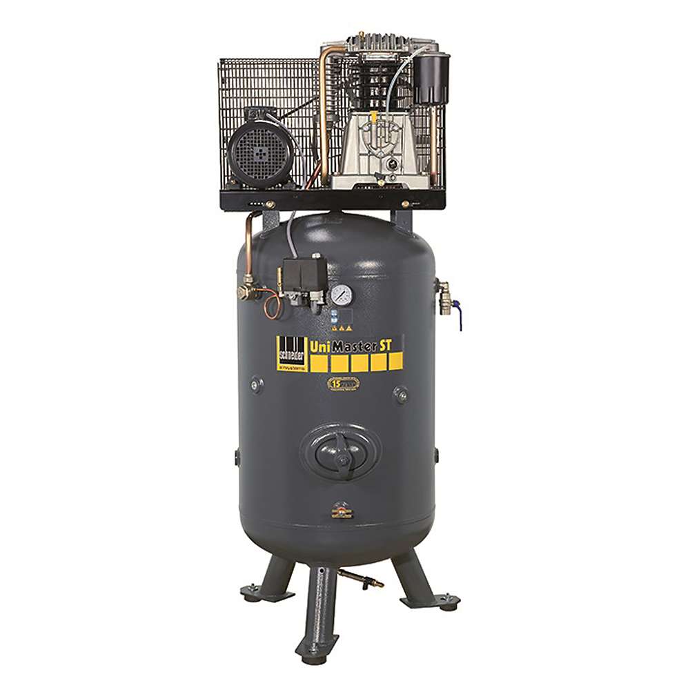 Schneider UNM STS - Compresor de pistón - vertical - 10 a 15 bar - con interruptor estrella-triángulo premontado