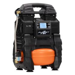 Hybrid-Kompressor - OF-65-5.W9 Workers Edition - 9 bar - f&uuml;r Akku- und Netzbetrieb -  Druckluftbeh&auml;lter 5 Liter