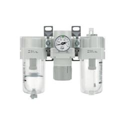 SMC filterregulator - 8,5 bar 5&micro;m + dr&aring;besm&oslash;rer automatisk kondensaftapning