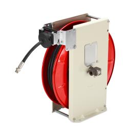 Enrollador de manguera ST20/12 - retorno automático por muelle - acero o acero inoxidable - DN 12 mm (1/2") - máx. 17 m de manguera