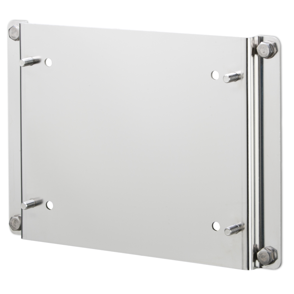 Soporte de pared y techo KWH - acero inoxidable - para ST14 a ST60/10/3 - opcionalmente con contraplaca