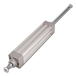 Dobbeltvirkende sylinder - ISO 6431 - gjennomgående stempelstang - standard sylinder - justerbar demping - SMC - W-serien CP95SDB