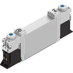 FESTO – zawór elektromagnetyczny VUVG-B10-F – zawór 5/3-drożny – zewnętrzne zasilanie powietrzem sterującym – sprężyna mechaniczna – zawór z płytą przyłączeniową M5/M7 – bez płyty przyłączeniowej elektrycznej – cena za sztukę