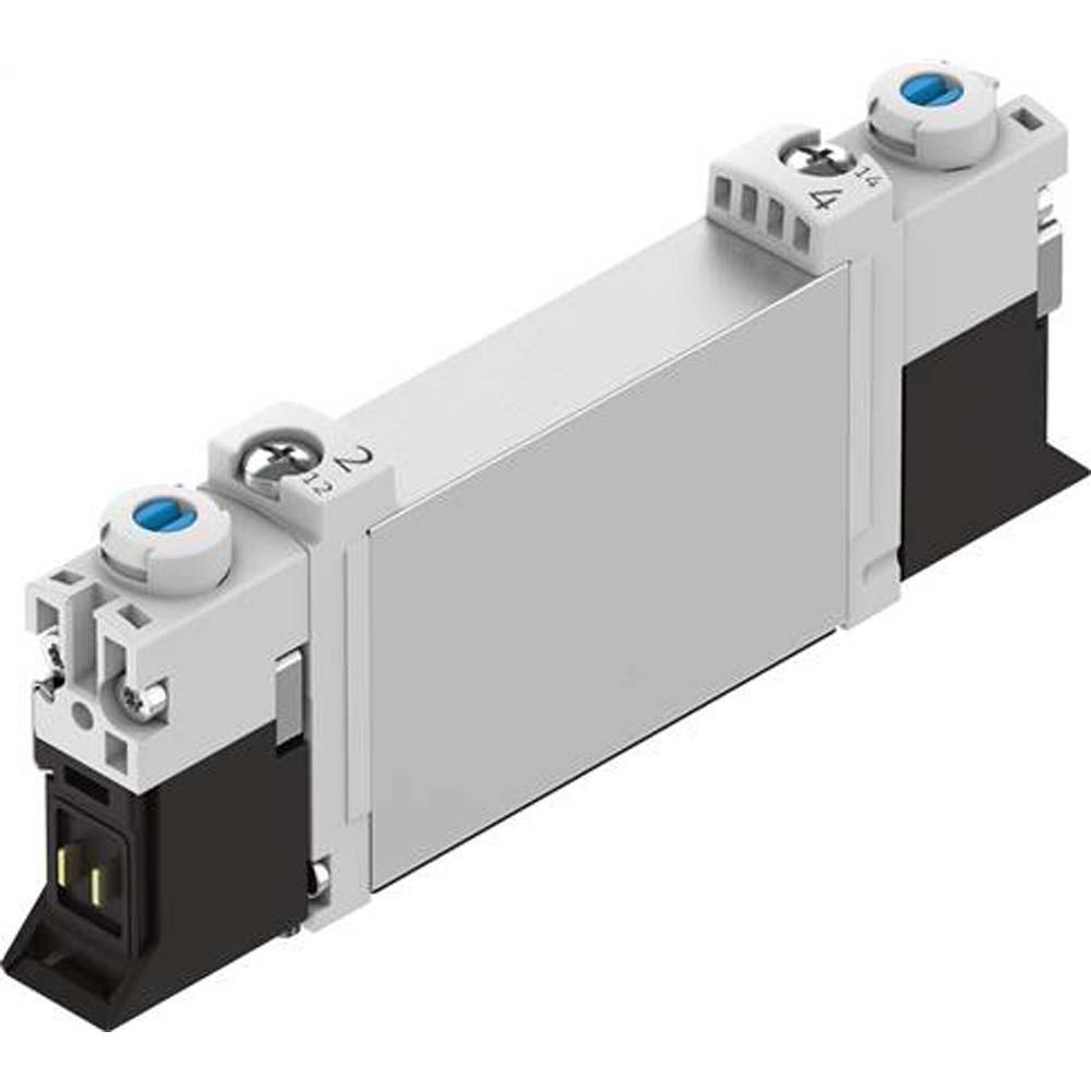 FESTO - Magnetventil VUVG-B10-F - 5/3-vägsventil - extern pilotluftförsörjning - mekanisk fjäder - anslutningsplatta M5/M7 - utan elektrisk anslutningsplatta - pris per styck
