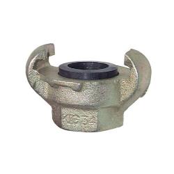 Acoplamiento de garras - fundición maleable galvanizada - NBR - 10 bar - ancho de leva 42 mm