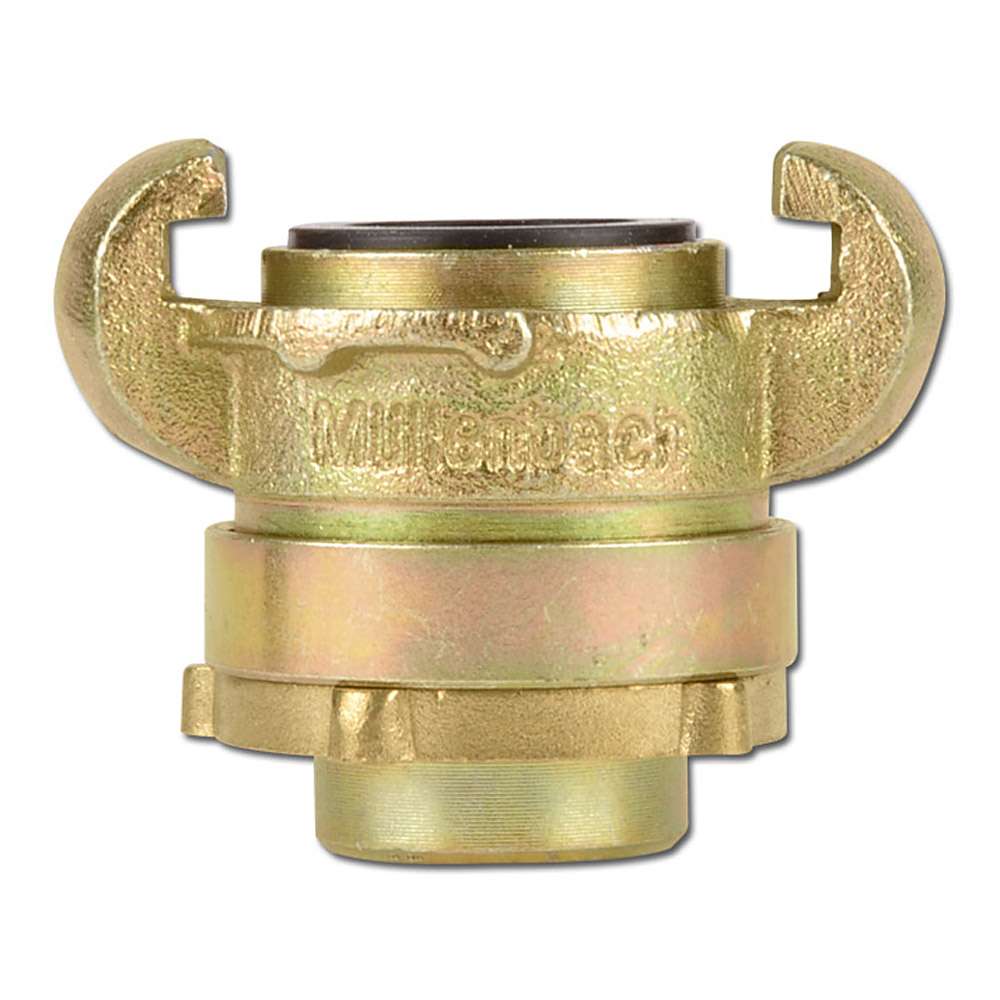Acoplamientos de garras - 16 bar - Ancho de leva 42 mm - Rosca interior 38/"-1" - DIN 3238 - con moleteado