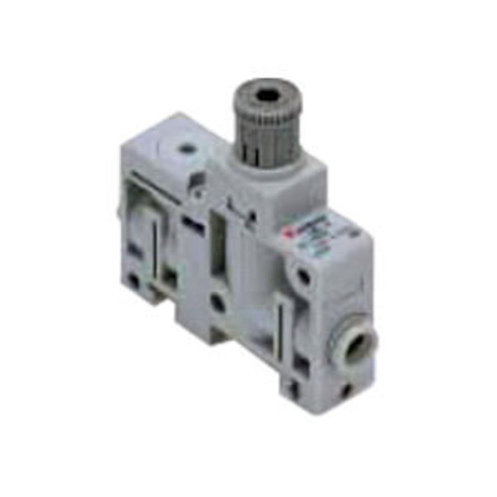 Regulator ARM5SA - Enskild enhet - Direktmontering - Inlopp/utlopp Ø 4 eller 6 mm - med eller utan tryckmätare - Pris per styck