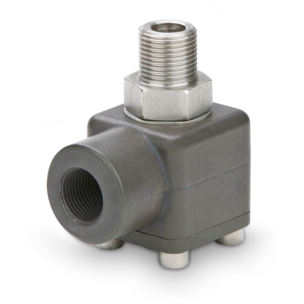 Kątowe złącze obrotowe WDTH/Al - aluminium - 3/8" do 1/2" - DN 10 lub 12 mm - maks. 200 lub 300 barów