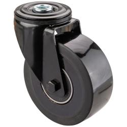 Roulette pivotante pour th&eacute;&acirc;tre - Roue en PU - &Oslash; de la roue 100 mm - Hauteur totale 128 mm - Capacit&eacute; de charge 300 kg - Prix &agrave; l'unit&eacute;