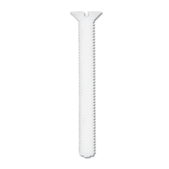 Senkschrauben - mit Schlitz - ähnlich DIN 963 - M 2 x 4 bis M 10 x 50 mm - PA 6.6 natur
