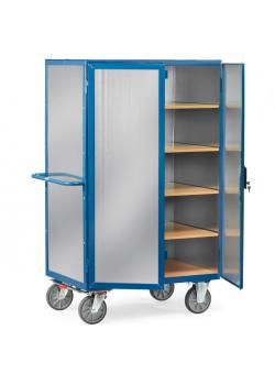 Kistwagen - gegalvaniseerd plaatstaal - schuifgrendel - 750 kg
