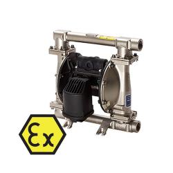 Verder trykluft membranpumpe - 1"- rustfri stål - maks. 159 l/min