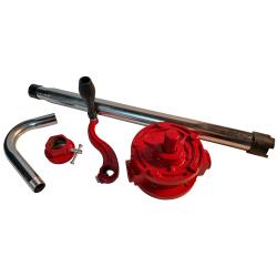 Pompa do beczek - 2" żeliwna nakrętka gwintowana - do cieczy na bazie oleju - odpowiednia do beczek o pojemności od 50 l do 205 l - cena za sztukę