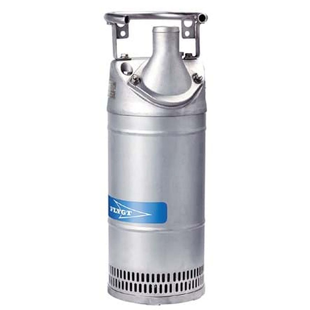 Mudderpumpe Flygt 2700 - max. 8 kW - maks. 190,8 m³ / h - Storz A- og B-kobling - Start D